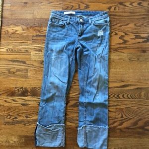 Pilcro cropped jeans Anthropologie